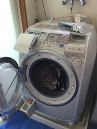 洗濯機ドラム式簡易クリーニング
