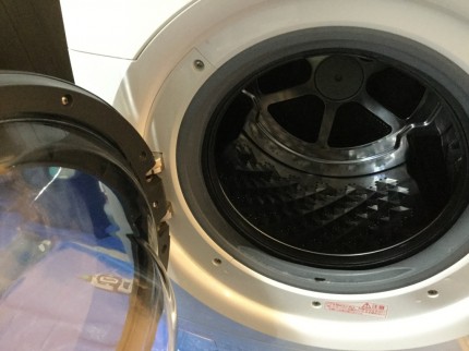 ドラム式洗濯機の分解洗浄