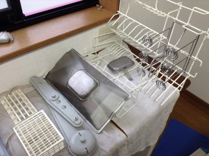 食器洗い機の分解洗浄