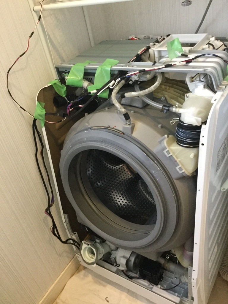HITACHI BD-S8700L ドラム式洗濯機 分解洗浄 - 洗濯機