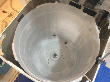 洗濯槽　クリーニング　三洋アクア　ＡＷD-TQ900　分解クリーニング
