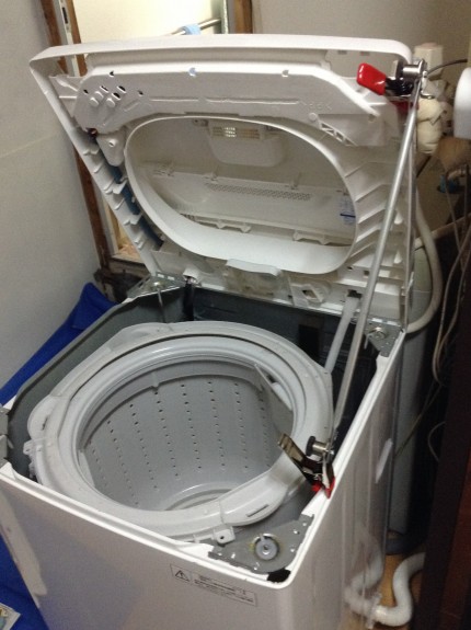 洗濯機分解方法