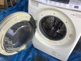 ドラム式洗濯機の分解洗浄