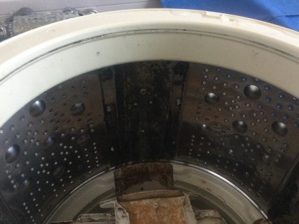 日立洗濯機分解洗浄